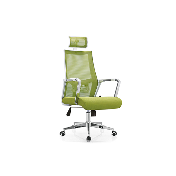 Y-A208（Green side）good performance mesh executive chair with headrest