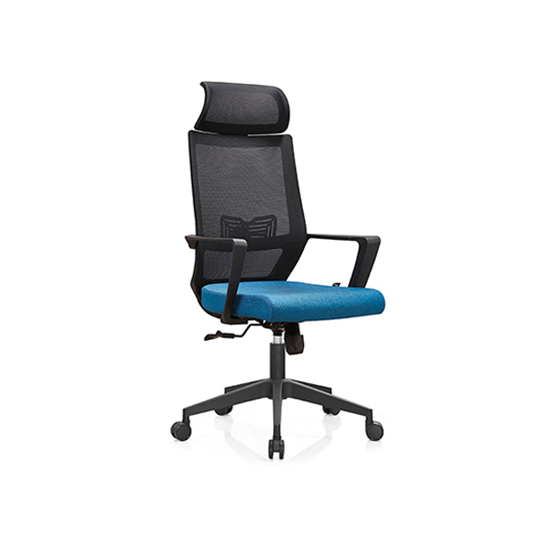 Y-A296PL (black + blue) boss chair factory direct selling
