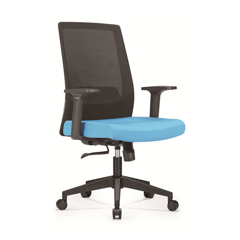 Z-E286 Staff Chair (Black+Light Blue)