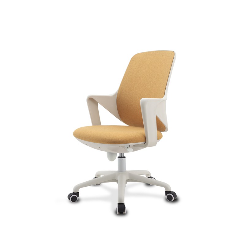 M-0006E Staff Chair with Yellow Waterproof Flannel (Yellow)